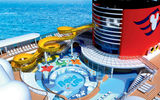 The family-friendly Aqua Lab water playground, for kids age three and up, will feature pop jets, geysers and bubblers and the "Twist n' Spout" slide.