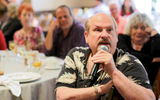Craig Satterfield of Surecruise.com asks a question at an agent lunch at GTM West in Tucson.