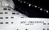 The dedication of the MSC Preziosa in Genoa, Italy.
