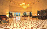 The lobby at the Oberoi Amarvilas, Agra.