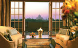 The five-star Oberoi Amarvilas, Agra opened in 2001. Each of its 102 rooms offers a view of the Taj Mahal.