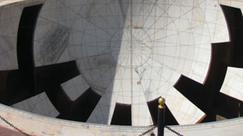 Jantar Mantar Observatory, which houses the world’s largest sundial.