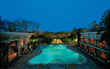 The pool area at the Oberoi New Delhi.