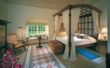 A premier room at the Oberoi Rajvilas, Jaipur, another of the brand’s ultraluxury offerings in India.