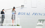 Under a gray but rain-free sky, a crowd of several hundred witnessed the official naming of the Royal Princess, the newest Princess Cruises ship, by British royalty. The duchess was the ship's godmother.