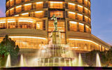 Diana the Huntress, the famous bronze statue modeled after the Roman goddess by the same name, is framed by the St. Regis Mexico City. When curvaceous Diana was first unveiled in 1942, prudish elements in Mexico City insisted that the sculptor dress her in a metal miniskirt and bronze bra. The clothing was removed in 1967 when Diana and her fountain were moved due to the 1968 Olympics; in 1992, Diana was relocated to her original site where she stands today.