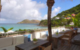 The open-air restaurant at Isle de France, La Case de l'Isle.