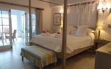 A recently renovated, ocean-view room at Isle de France.