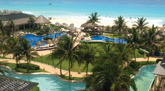 Eager to see Cancun as more than a spring break destination, Travel Weekly's Jenny Hart headed to the JW Marriott Cancun Resort & Spa for a trip highlighting local luxury. In addition to spending quality time at the resort, Jenny enjoyed local Mexican culture and cuisine off-site. Pictured here, the JW Marriott's pool and beach area. TW photos by Jenny Hart