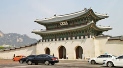 Travel Weekly contributor Nadine Godwin recently participated in a tour hosted by the Korea Tourism Organization with support from the Cultural Corps of Korean Buddhism. Besides covering Seoul's highlights, the itinerary included an overnight at a Buddhist temple and a visit to the former capital, Gyeongju. Seen here, Gwanghwamun, which means Enlightenment Gate, is the entry point to Gyeongbok Palace. The mountain at left is indicative of the capital city's surroundings. Photos by Nadine Godwin; posted July 30, 2014