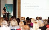 The next presenter, Birgit Potoschnig, head of international Market management of the Austrian National Tourist Office in Vienna, delivered a detailed explanation of the brand "Vacation in Austria."