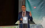 Michael Gigl, regional manager, USA and Australia, for the Austrian National Tourist Office in New York, delivered an insightful presentation of Austria including a condensed, yet comprehensive overview of Austria's extensive history.