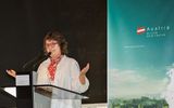 Gabriele Wolf, who handles product innovation for the Austrian National Tourist Office in New York, explained how Austria can deliver to any client an authentic European experience.