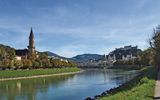 The Austrian National Tourism Office invited 60 travel agents from the U.S. and Australia for a Destination Summit in the cities of Salzburg and Vienna. Events began in Salzburg, a baroque Unesco World Heritage site. Pictured here is the view from the Franz-Josef Kai, a walking and biking path that runs along the Salzach River through the heart of Salzburg, looking south towards the Hohensalzburg Fortress, the largest fully-preserved fortress in Central Europe and location of the summit's welcome reception. TW photos by Thomas R. Lechleiter