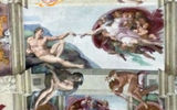 The group was allowed to take non-flash photos during its visit to the Sistine Chapel, which is typically forbidden. Talking is also discouraged, but Tauck guides were allowed to give commentary. In this famous ceiling panel, our guide pointed out that the shell that God rests in looks suspiciously like a human brain.