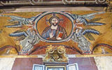 A detail from the Scala Santa Sanctorum, a small room seen only by appointment, behind the church's Holy Stairs.