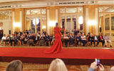 Tauck arranged for the designer Michele Miglionico to put on a fashion show for guests at the Weston Excelsior Hotel, where the group stayed.