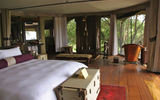 Travel Weekly contributor Nadine Godwin recently participated in a press tour, hosted by the Kenya Tourism Board, with support from local tour operators, hoteliers and other suppliers. The itinerary focused heavily on game areas south of Nairobi. The following photos show samples of fine accommodations and services in Kenya, as well as some typical sightings for the region. Pictured here, a spacious Mara Plains guest tent with a claw-footed bathtub at the far end. Photos by Nadine Godwin