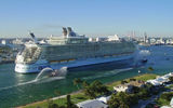 The arrival of the Oasis of the Seas at Port Everglades.