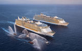 Royal Caribbean's Allure of the Seas and Oasis of the Seas.