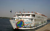An exterior shot of the River Tosca.