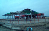 A former gas station that was destroyed by the tsunami. Photo by Johanna Jainchill