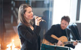 Sarah Silverman, Canadian singer/songwriter, performed at the Canadian Tourism Commission’s lunch for the media and destination partners at New York’s Per Se restaurant in March.