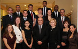 The Corinthia Group celebrated its 51st anniversary with a dinner and awards presentation at the Corinthia Palace Hotel & Spa in San Anton, Malta. The event was hosted by Corinthia Group founder and Chairman Alfred Pisani, front row, center, and featured award presentations to members of the Corinthia Malta staff with from five to 40 years of uninterrupted service and to 15 Employees of the Year from the company’s hotels and other subsidiaries. Award winners are pictured with Pisani.
