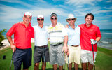 The fourth annual American Express IV Punta Mita Gourmet & Golf Classic took place April 11 to 14 at the St. Regis Punta Mita Resort and Four Seasons Resort Punta Mita on the Riviera Nayarit on Mexico's Pacific coast. Participants included, from left: Carl Emberson, general manager, St. Regis Punta Mita Resort; Santiago Fernandez Vidal, vice president, American Express, Mexico; Rich Beem, 2002 PGA champion; Mauricio Arnal, director of finance, Televisa Publishing; and John O'Sullivan, general manager, Four Seasons Resort Punta Mita.