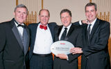 Travel Weekly held its annual Readers Choice Awards banquet at New York’s Plaza Hotel in December. Virgin Atlantic picked up the plaque for best International carrier for the sixth straight year. The airline’s senior vice president for North America, Chris Rossi, right, was joined on stage by, from left, Travel Weekly publisher Bob Sullivan, Delta CEO Richard Anderson (himself a Lifetime Achievement Award recipient) and TW editor in chief Arnie Weissmann.