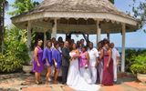Travel agent Janice Brandon of Pro Travel Network in Lynwood, Ill., recently celebrated a ReTie the Knot vow-renewal ceremony with family and friends at Sandals Grande Riviera Beach & Villa Golf Resort after 25 years of marriage to her husband, Keith Brandon. Brandon and her husband never had a traditional wedding ceremony, as their marriage ceremony was performed by a justice of peace, so this celebration was particularly special for them, she said.