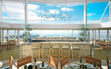 Designed with the experienced traveler in mind, Viking Ocean cruises will maximize time in port, often with late evening departures or overnight stays. Pictured here, an artist's rendering of the view from the Explorer's Lounge.