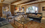 Living room of the Sanctuary Le Pommier in Provence, France.