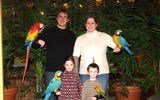 David Matusiewicz and his family enjoy the first of 12 stays at the KeyLime Cove hotel in Gurnee, Ill., as the hotel's 2010 Family of the Year.