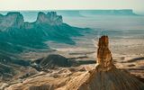 Hike to the Edge of the World. The Edge of the World, or Jebel Fihrayn, is located about 90-minutes outside of Riyadh. The spectacular views here are what earned the site its nickname and have made it one of Riyadh’s most popular tourist destinations.