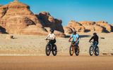 Take a Cycling Tour. Get your blood pumping while you explore AlUla on a one- to two-hour cycling tour. HUSAAK Adventures will get you squared away with everything you need experience this breathtaking landscape from the comfort of two wheels.