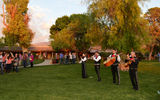 Attendees are greeted by an authentic mariachi band during Friday's welcome reception at Tanque Verde Ranch Resort.