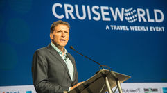 Travel Weekly's CruiseWorld is taking place this week in Fort Lauderdale, with more than 1,000 members of the travel industry expected to be on hand. This year's event includes three days of  sessions, 14 ship inspection options, an exhibitor showcase and networking opportunities. Pictured, Editor in Chief Arnie Weissmann addresses the audience.