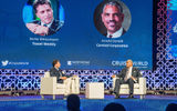 The first of three CEO Conversations was keynoted by Carnival Corp. President and CEO Arnold Donald on Wednesday. His keynote address was followed by an onstage Q&A with Weissmann.