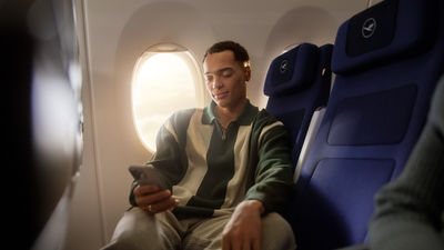 Lufthansa says the WiFi service will be faster than a typical internet connection at home or in the office.
