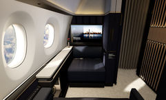 The Lufthansa Allegris First Class has two individual suites and the Suite Plus.