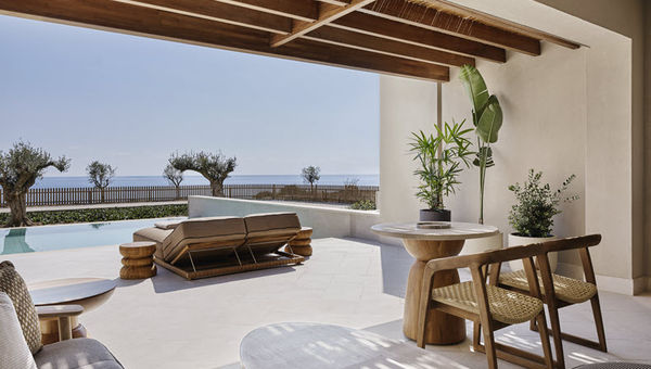 A suite with a private pool. A suite with a private pool.