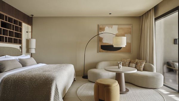 A guestroom at Amoh, a Luxury Collection Resort, Rhodes A guestroom at Amoh, a Luxury Collection Resort, Rhodes