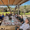 The Villas of Distinction fam group enjoyed a long lunch outdoors at Boscalma one afternoon.