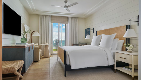 A guestroom at The Cooper
