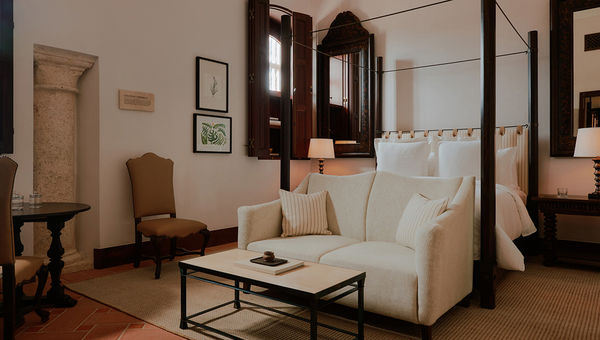 Guestroom at the Four Seasons Hotel Cartegena Guestroom at the Four Seasons Hotel Cartegena