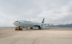 Cathay Pacific's A330 aircraft will be used on the new route