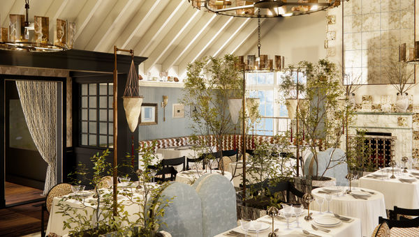 Rendering of Zagara at Faraway Sag Harbor has a private dining room and a well-acclaimed chef Rendering of Zagara at Faraway Sag Harbor has a private dining room and a well-acclaimed chef
