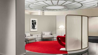 The airline says it redesigned La Premiére lounge to provide customers with greater privacy and comfort.