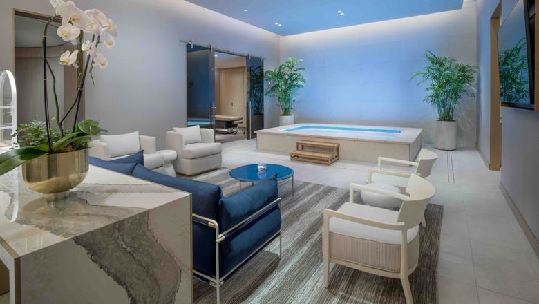 The Supernova Suite at the Fontainebleau's Lapis Spa